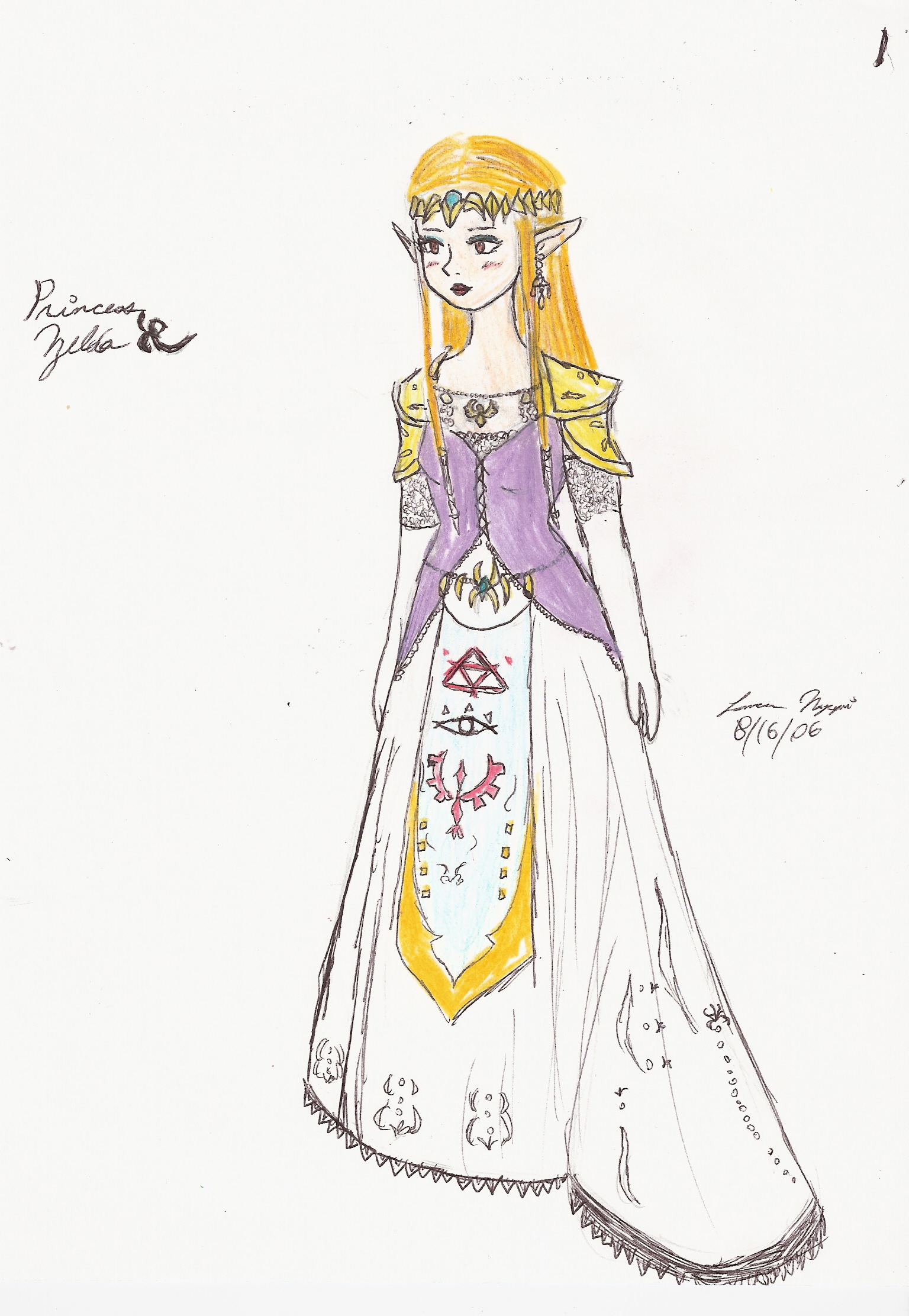 Princess Zelda of Hyrul by ZeldaGirl9793