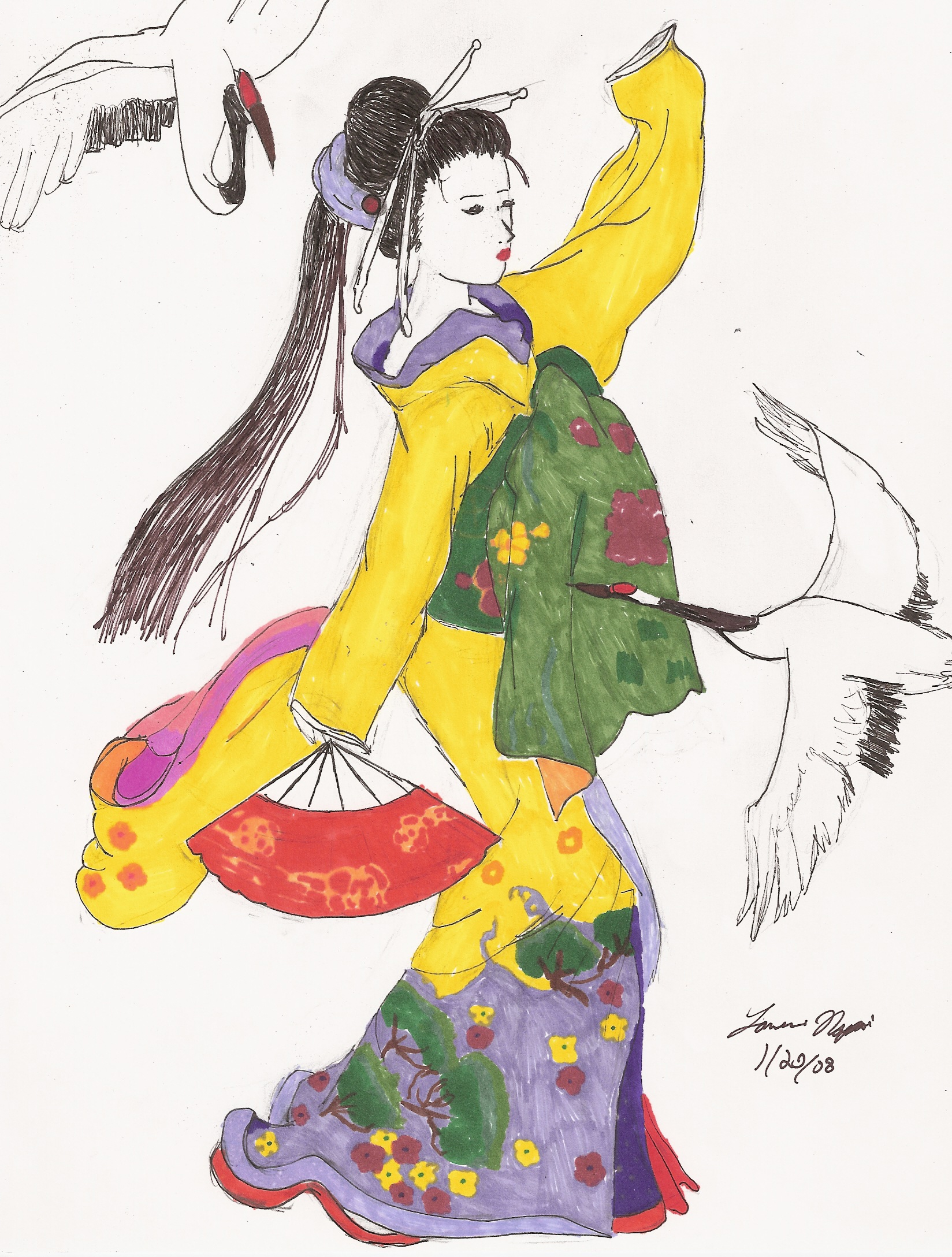 Oiran Dance by ZeldaGirl9793