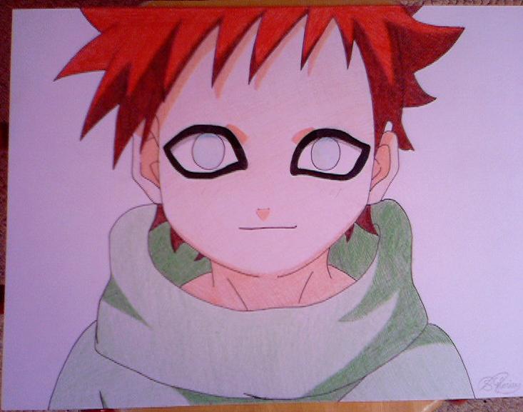 Gaara as a child by Zelos_Lover