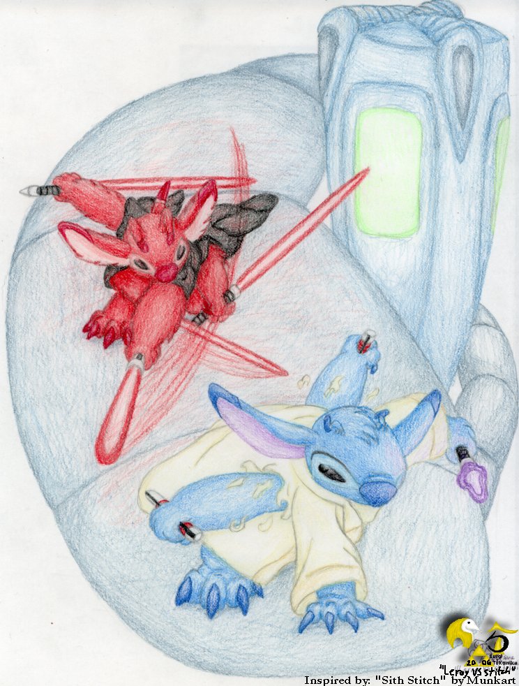 Leroy VS Stitch by ZeonicSkunk - Fanart Central