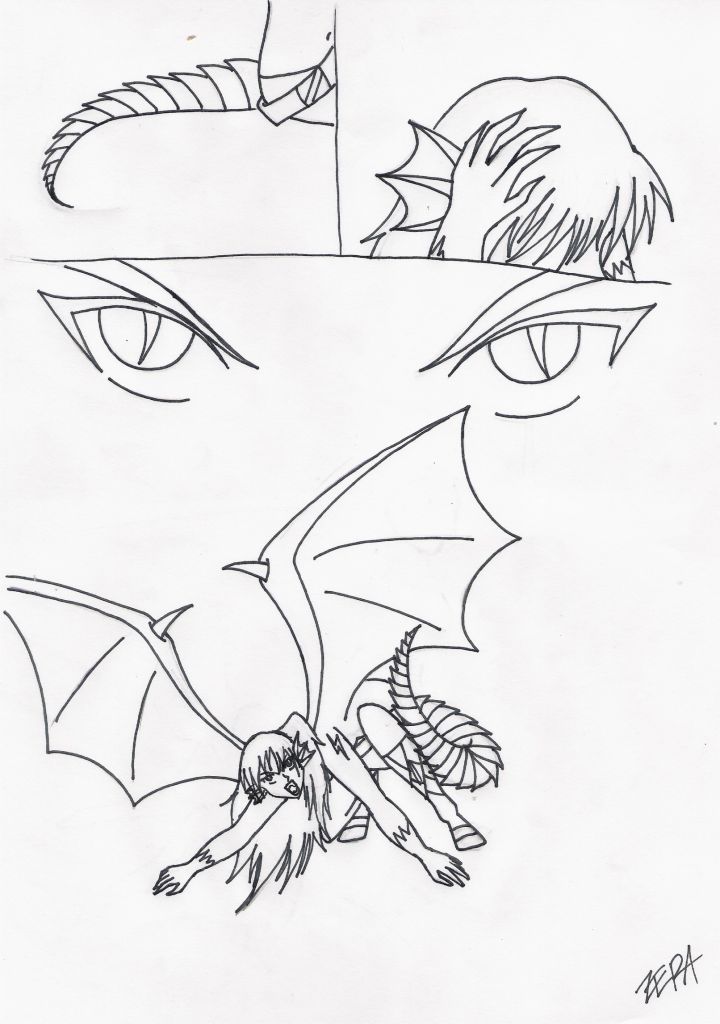 Transformation into a dragon 2 by Zera