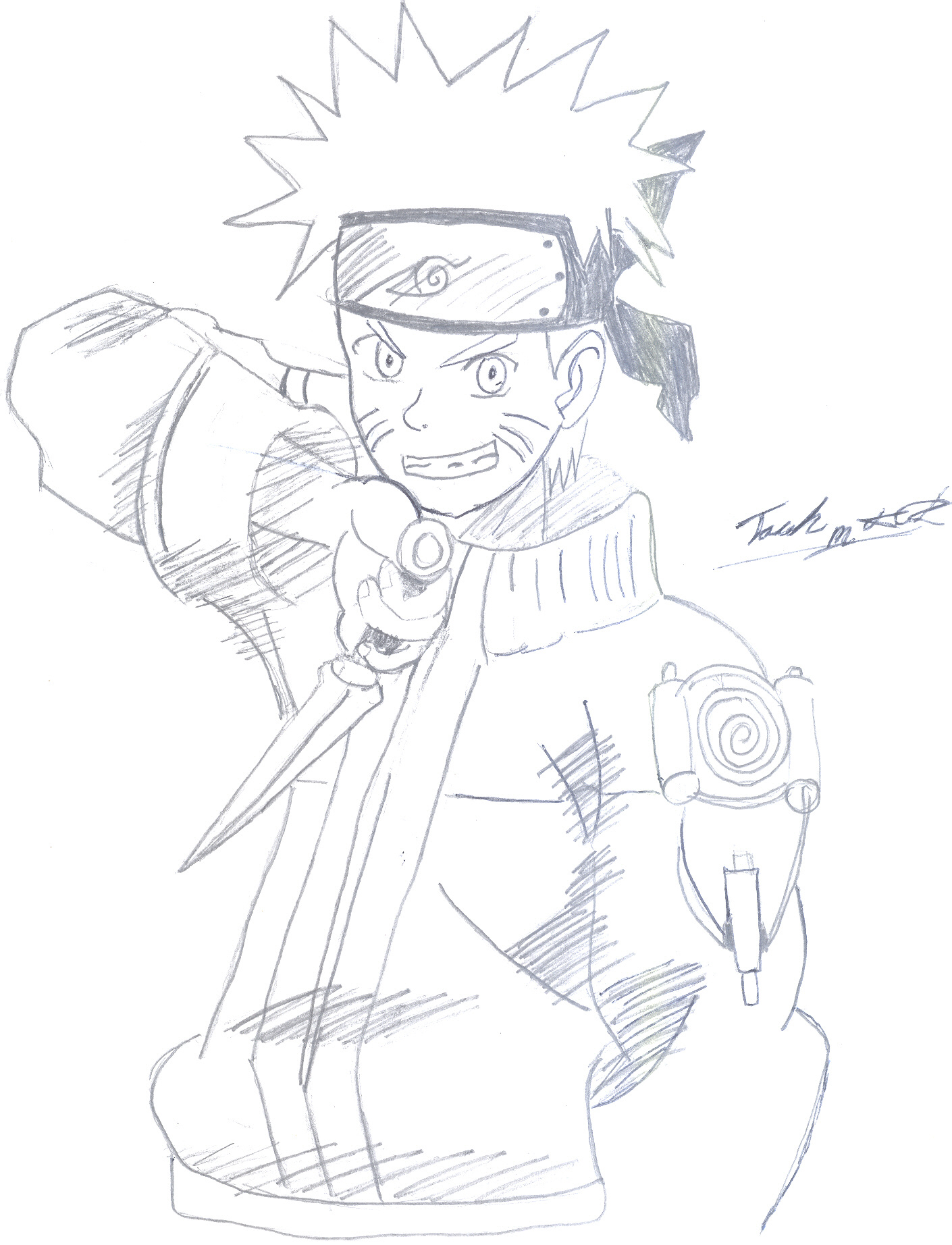 Naruto kunai by Zero16