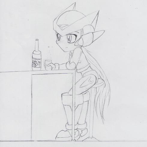 Zero w/ booze by ZeroMidnight