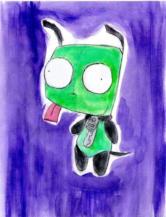 My 1st pic of Gir, painted! by ZeroMidnight