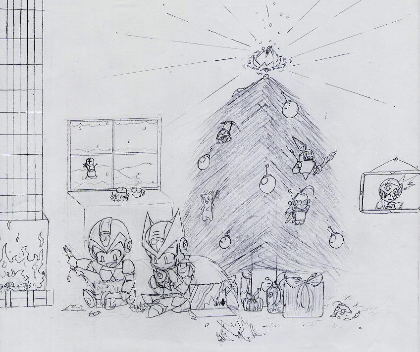 Merry Christmas, X and Zero! by ZeroMidnight