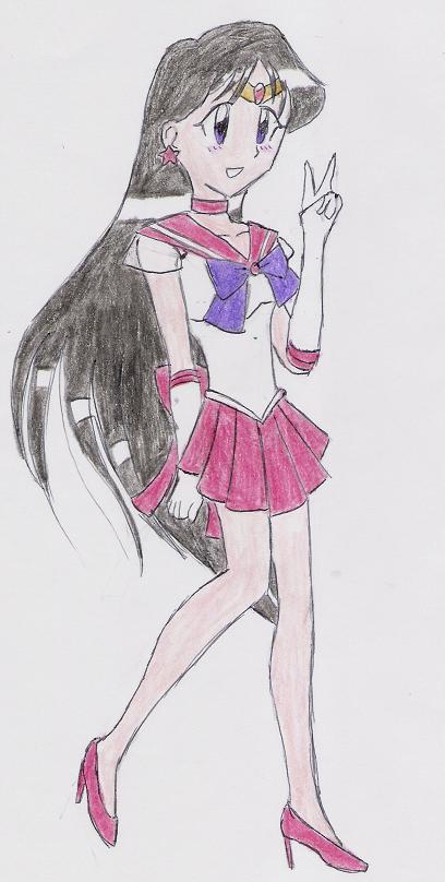 Sailor Mars request for Firehead(colored) by ZeroMidnight