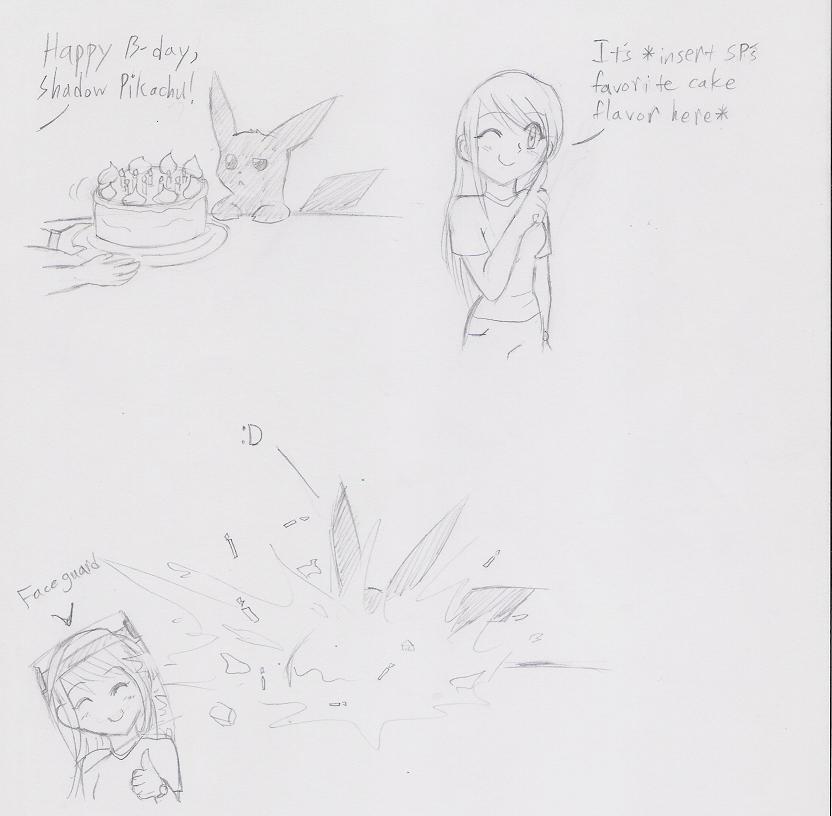 Happy B-day, Shadow Pikachu! ^-^ by ZeroMidnight