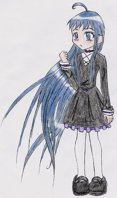Random maid-looking girl-colored by ZeroMidnight