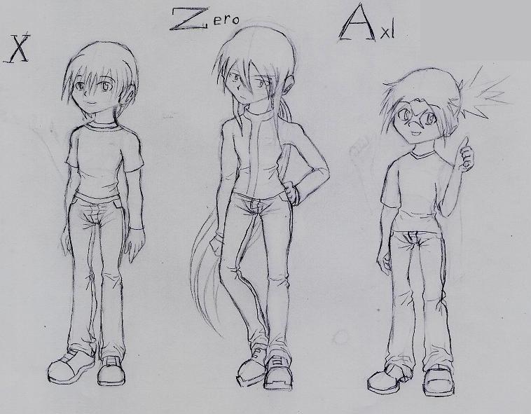 X, Axl, and Zero by ZeroMidnight