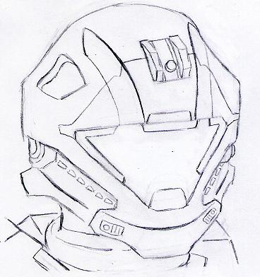 Halo helmet -request for firehead by ZeroMidnight