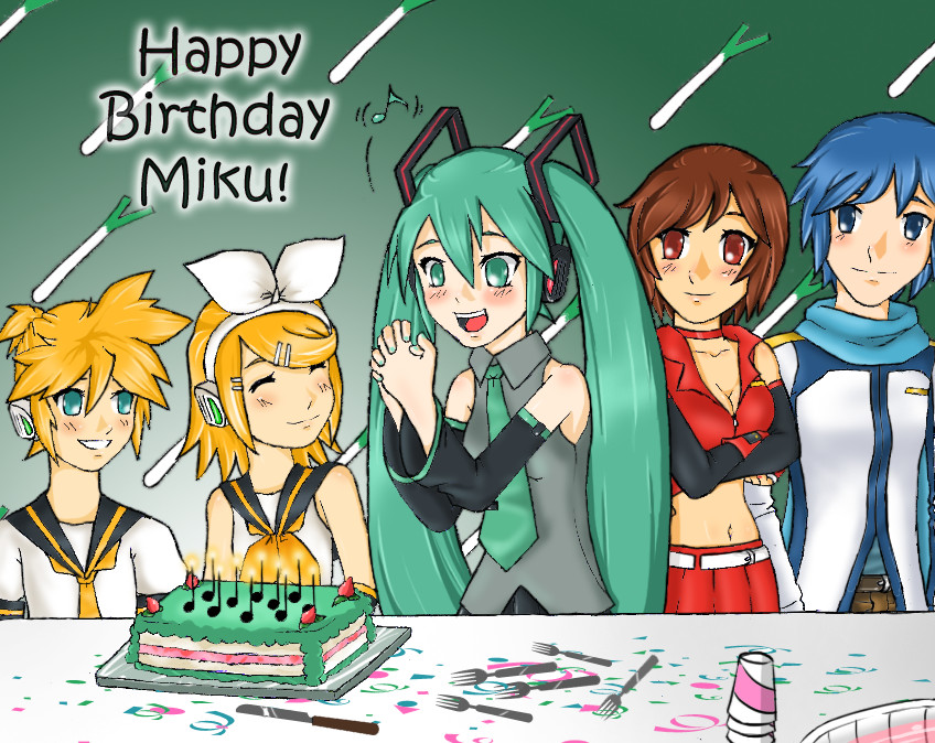 Happy Birthday Miku by ZeroMidnight