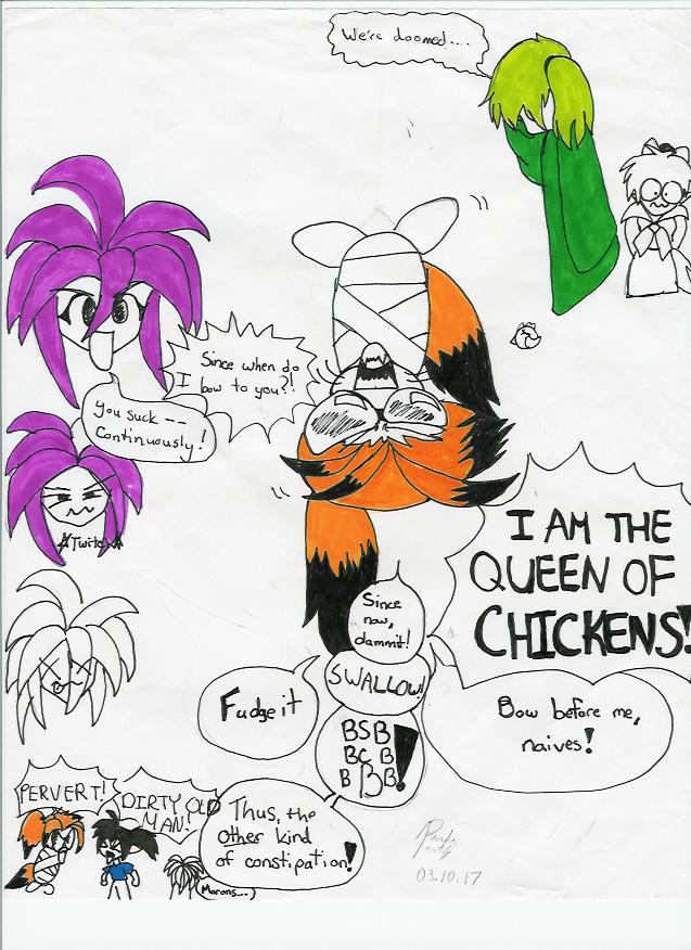 I am Queen of the Chickens!!! by ZetaBee