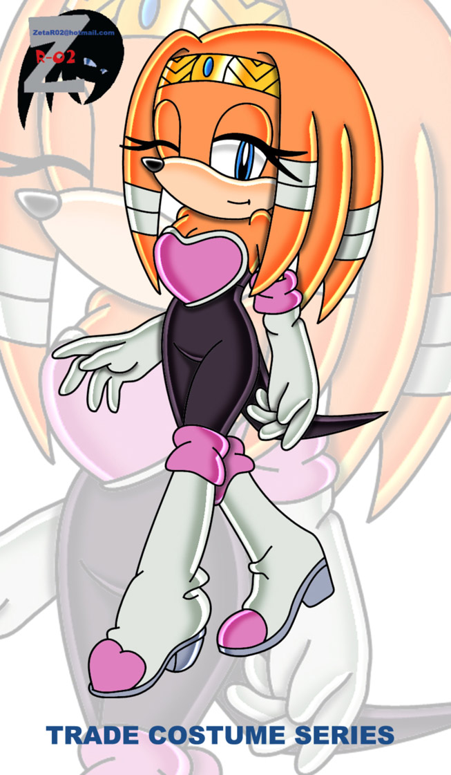 Rouge's Costume for Tikal by ZetaR02