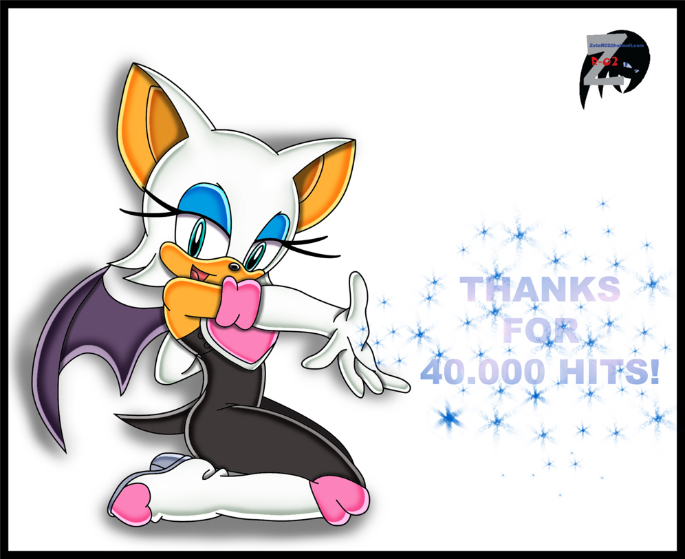 Rouge Thanks 40k hits by ZetaR02
