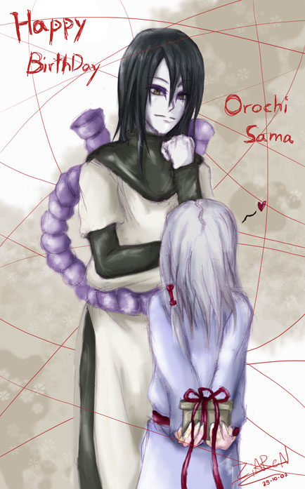 Happy Birthday Orochimaru-Sama!! by ZiaReN