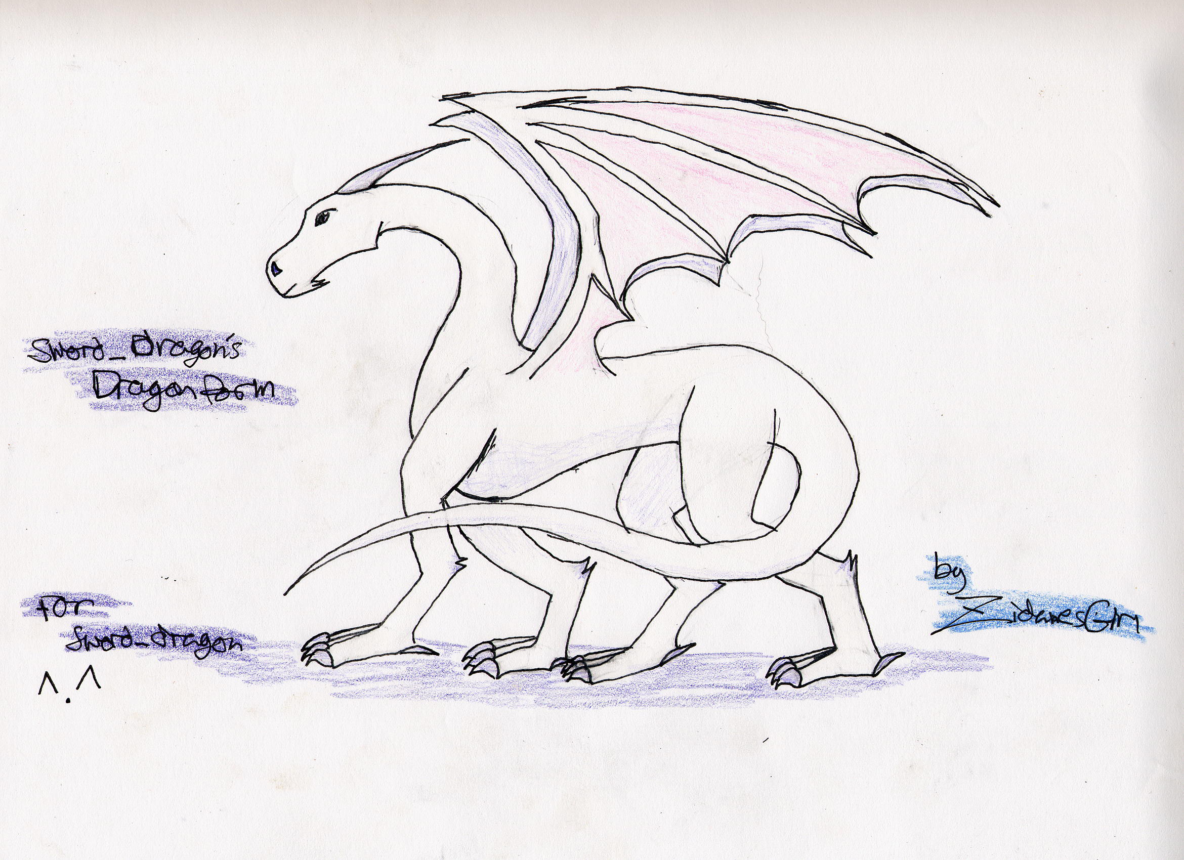 sword_dragon's dragon form by ZidanesGirl