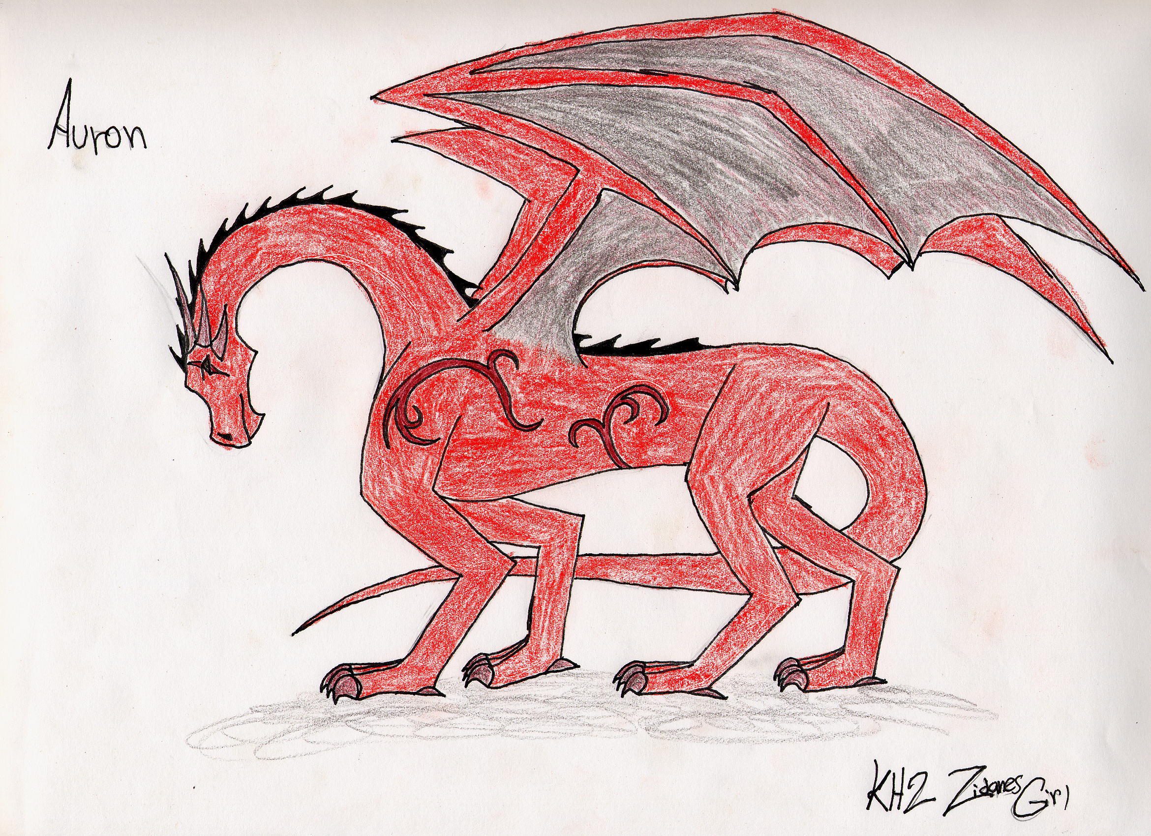 Auron Dragon ^^ by ZidanesGirl