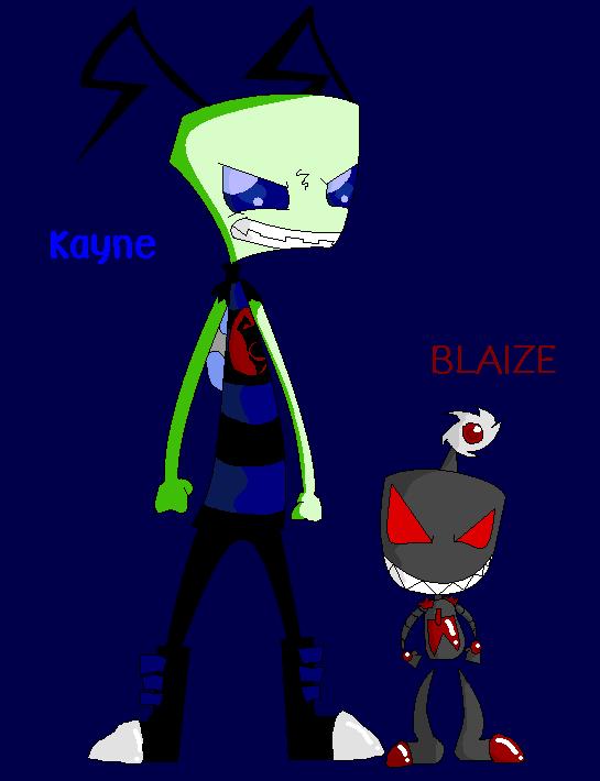 Kayne and BLAIZE by ZimaZem