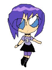 my first yumi on ms paint by Zimgirl11
