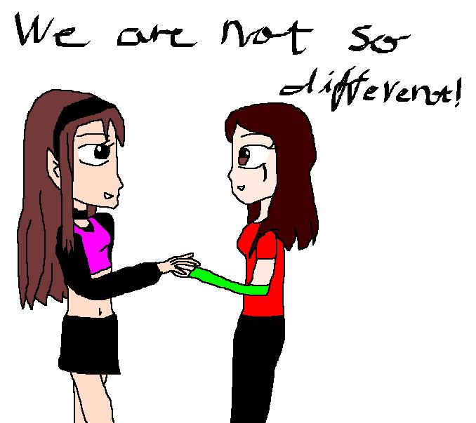 "We are not so different" by ZinaSun