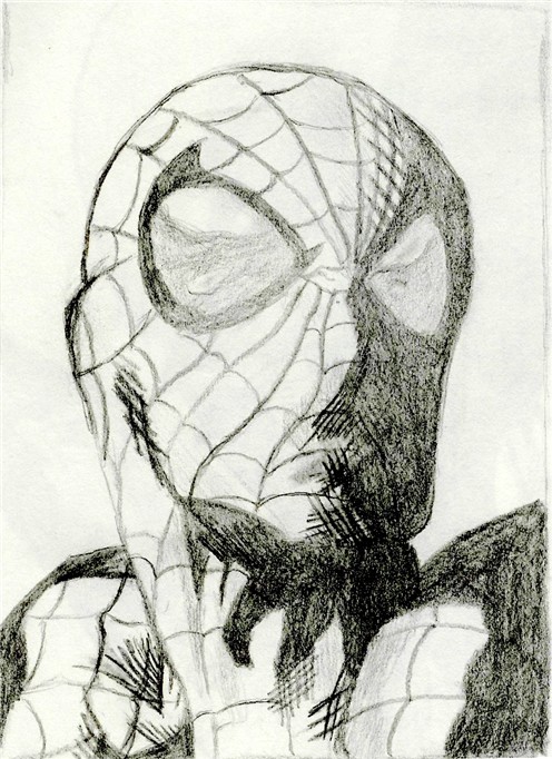 Spiderman's head by Zinkith