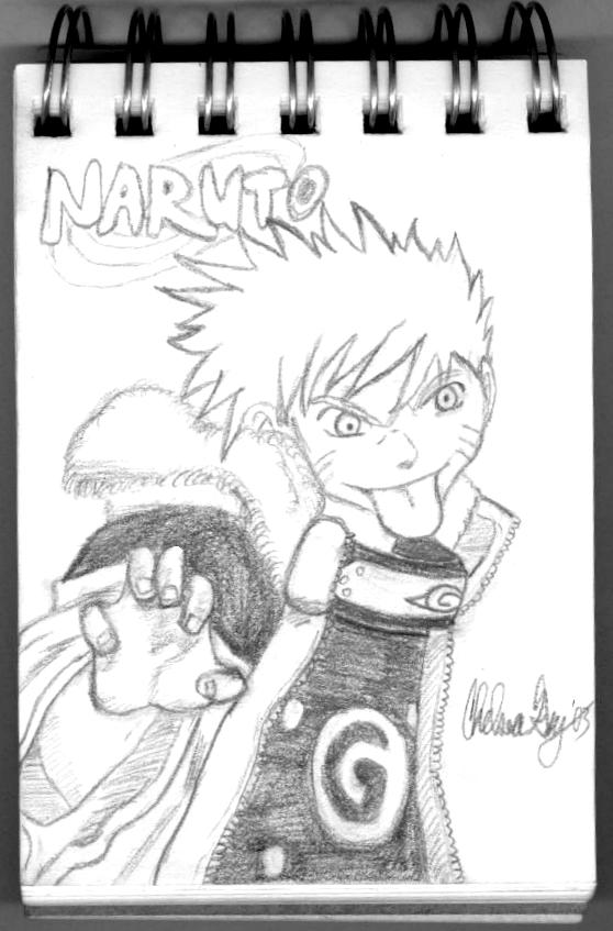 Naruto - Sticking his tongue out!! by Ziran152
