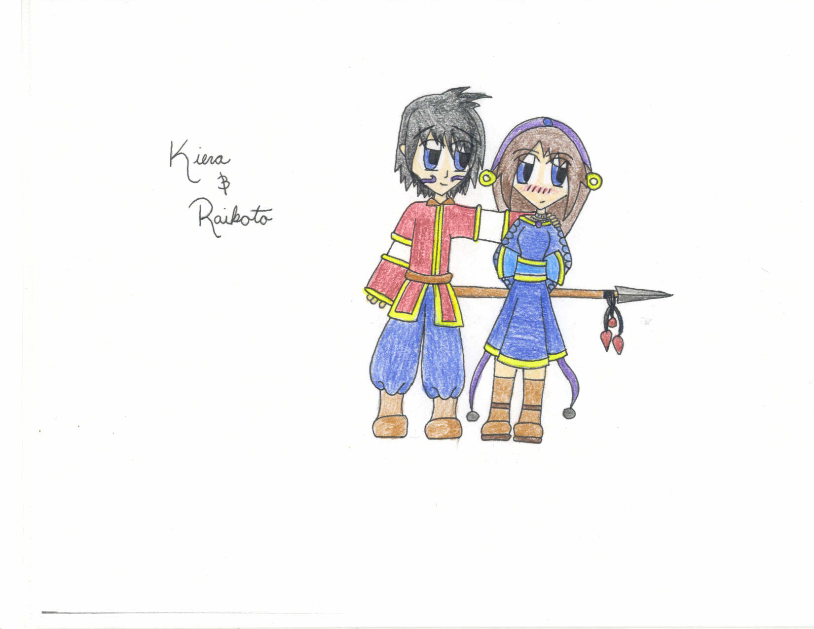 Kiera and Raikoto by Ziya