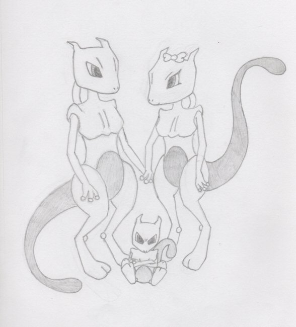 My Mewtwo Family by ZoidianGirl_DSZ