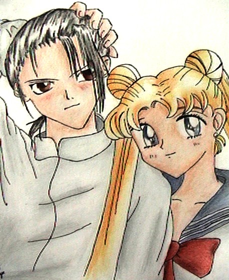 Wufei and Usagi (Request from Toaka-sama) by ZombiedStranger