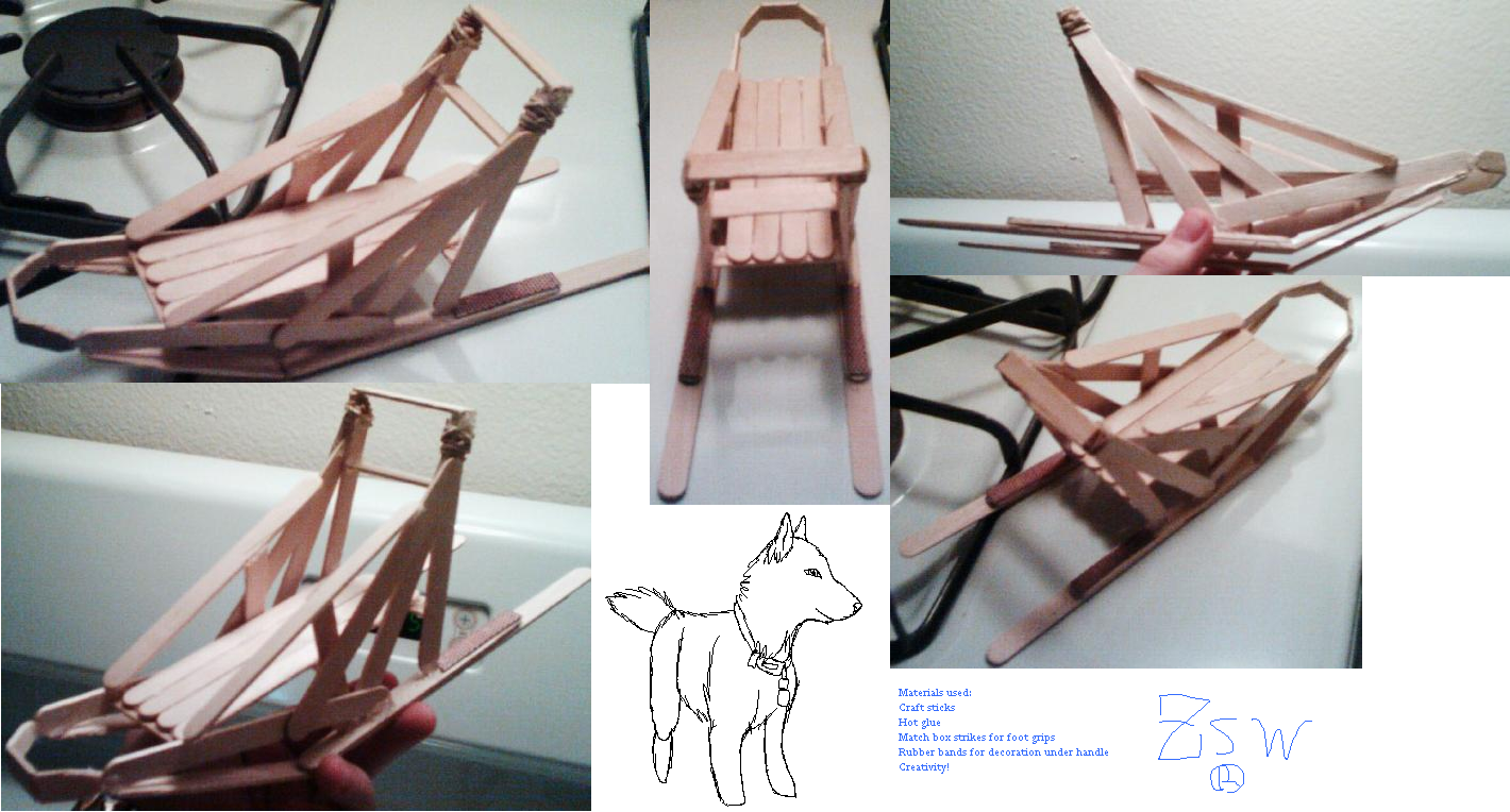 Dog Sled by Zonadow