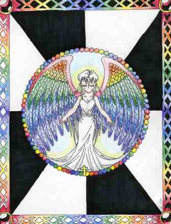 Rainbow Angel by Zoragirl
