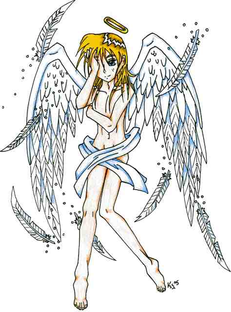 Blonde Angel Guy by Zoragirl