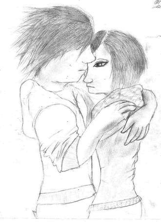 Emo Couple by ZoroGurl