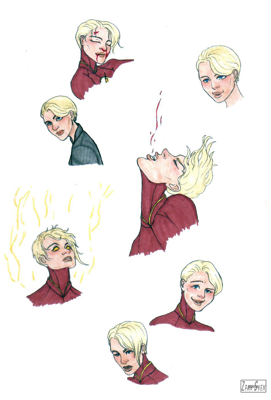 The Flash . Carrie Allen . Expressions by ZpanSven