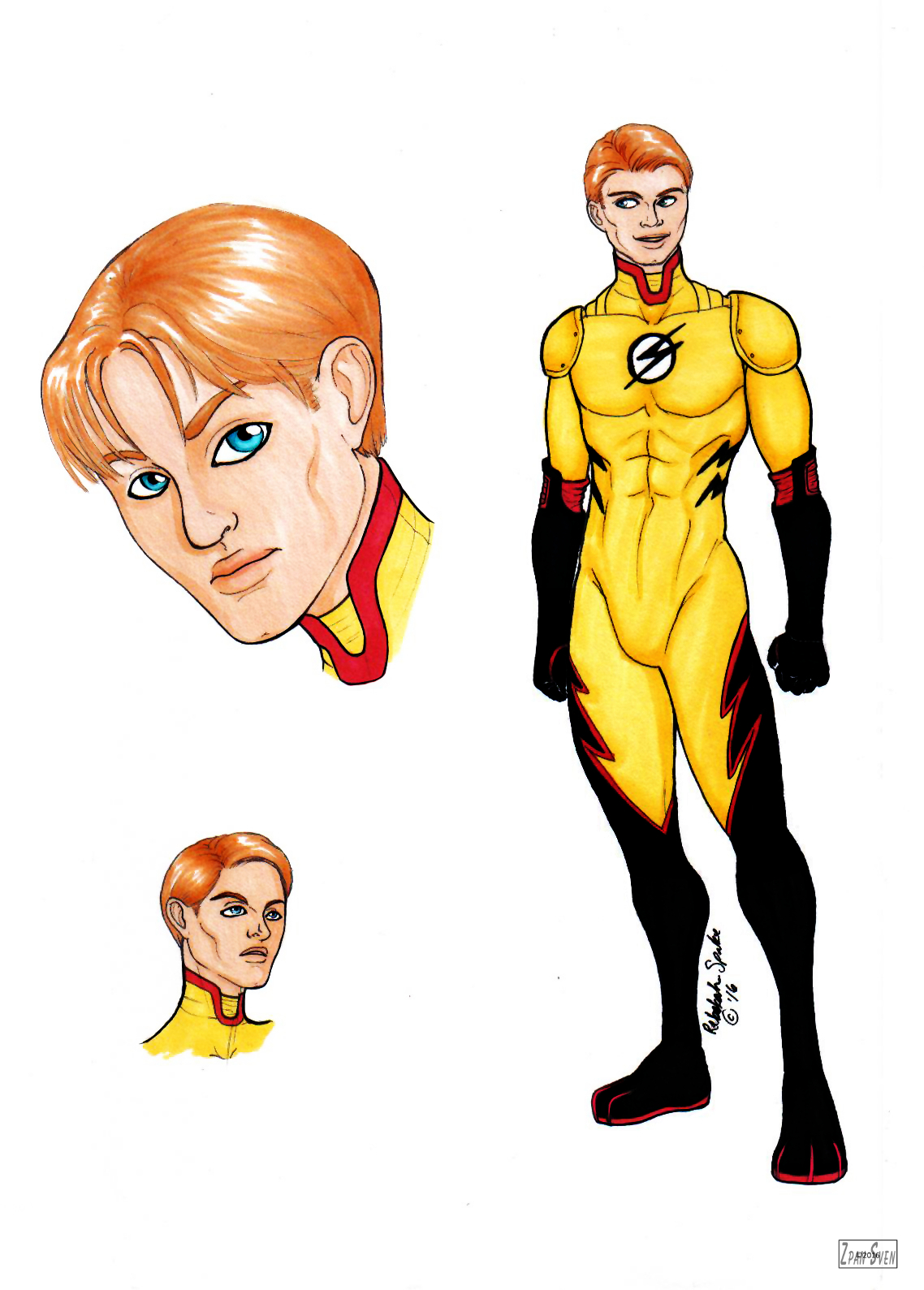 The Flash . Henry 'Flash-III' Allen by ZpanSven