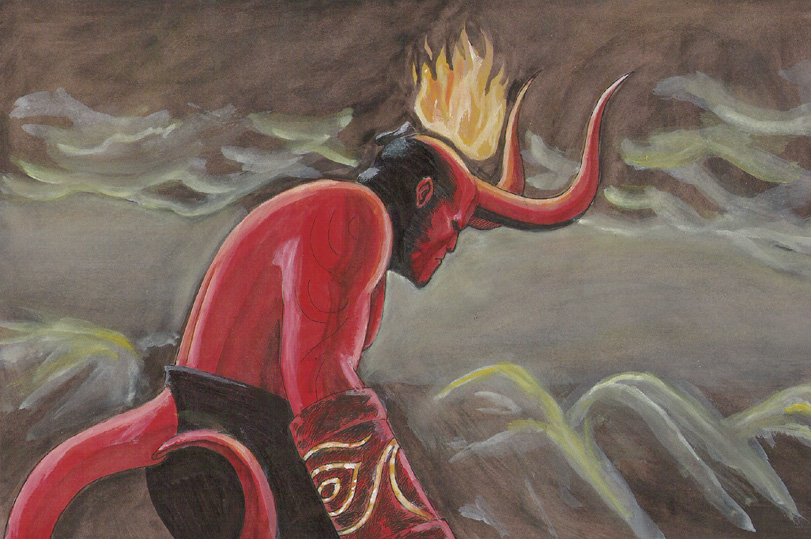 Hell Boy in future hell by zakuman