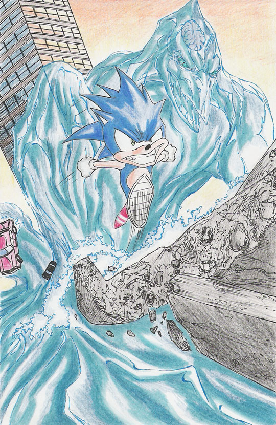 Sonic adventure (chaos battle) by zakuman