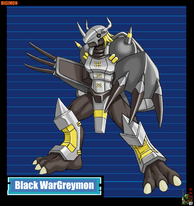 Black WarGreymon by zakuman