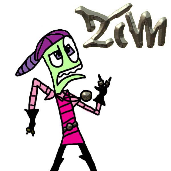 AHH! LOOK! Zim is rapping! by zamnza