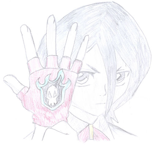 Kuchiki Rukia (Coloured) by zamone