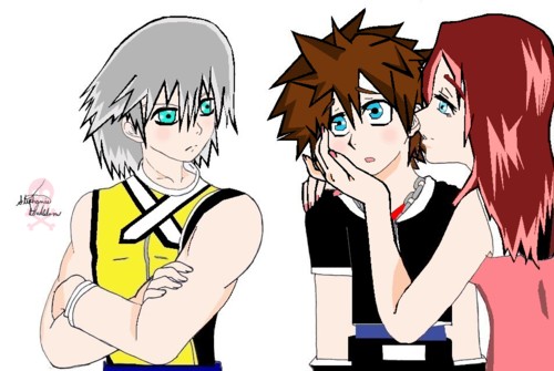 Riku's feelin a bit jealous &gt;:D by zelda41