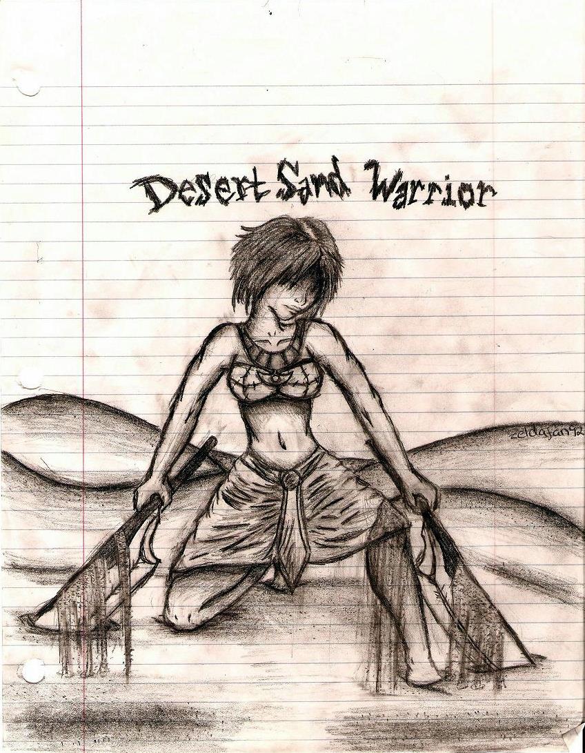 Desert Sand Warrior by zeldafan92