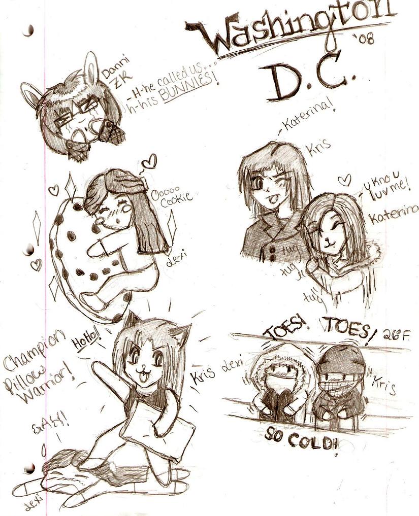 Washington DC Sketches by zeldafan92