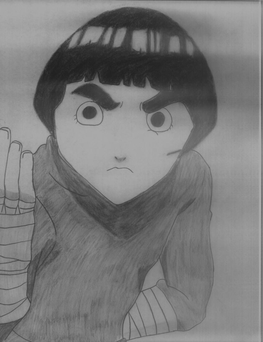 Rock Lee and his pose! by zelosgirl120