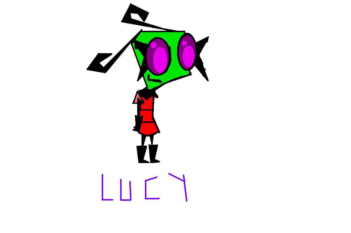 Invader Lucy! by zimrulerofearth