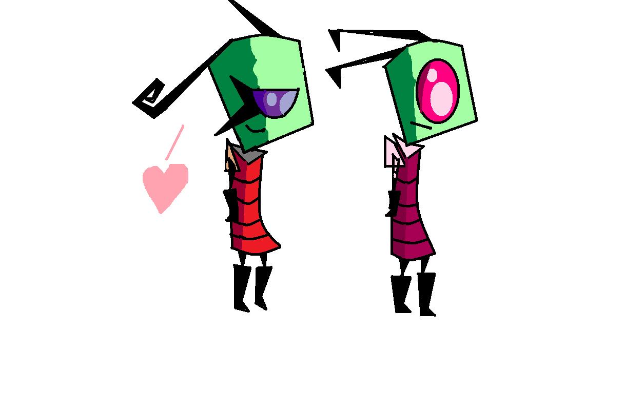 Uh Oh... She Sees Zim... by zimrulerofearth