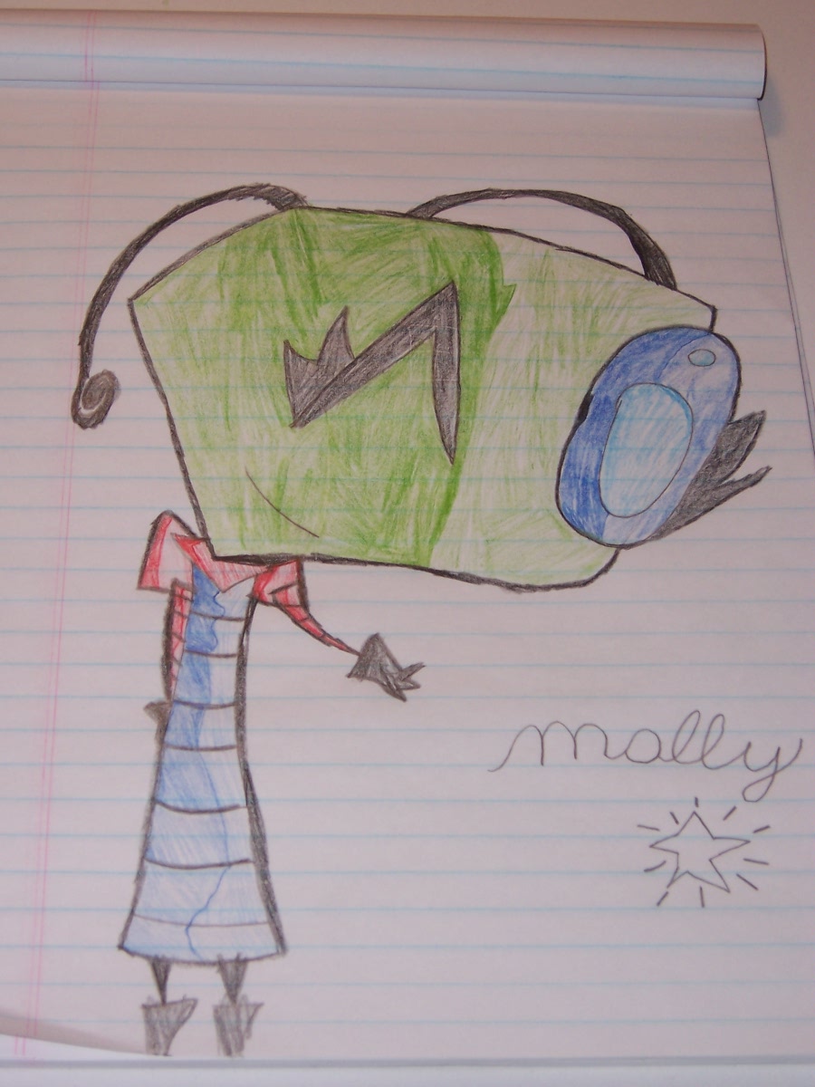 Invader Molly, for Molly, a friend at my Skool by zimrulerofearth