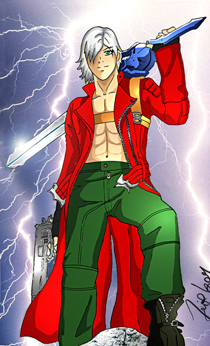 Dante Devil May Cry by zipboy