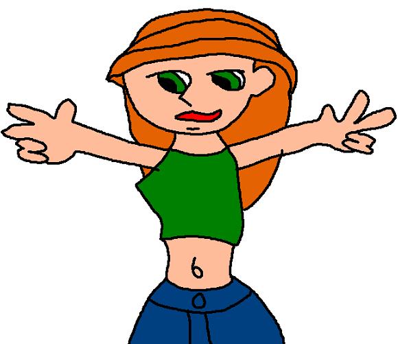 MS Paint Kim Possible by zoogderrick2