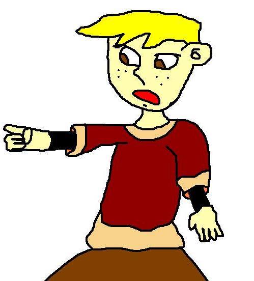 MS Paint Ron Stoppable by zoogderrick2